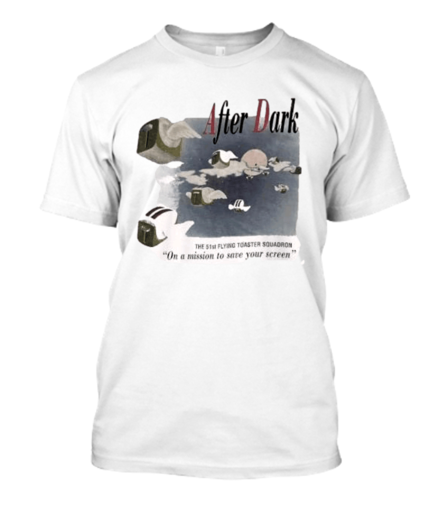 After Dark The 51st Flying Toaster Squadron On A Mission To Save Your Screen T-Shirt