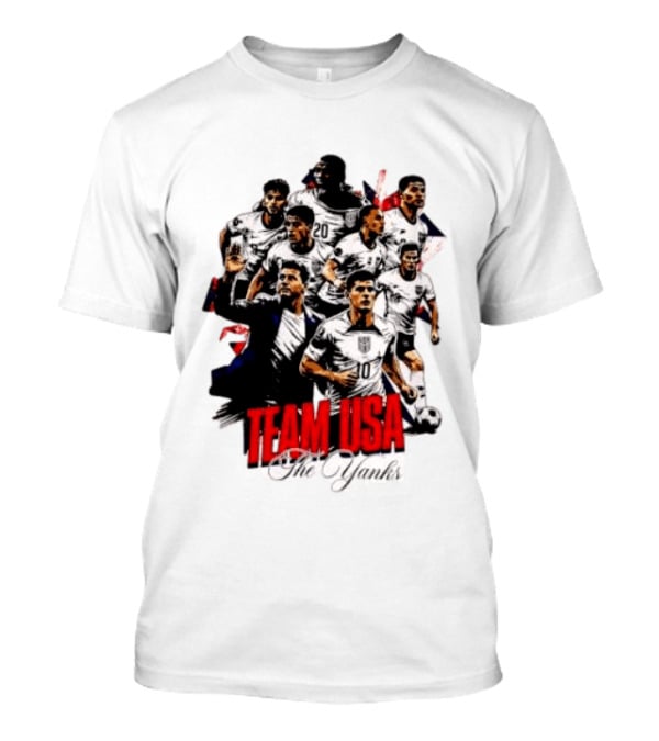 USMNT Christian Pulisic Mauricio Pochettino Team USA The Yanks T-Shirt