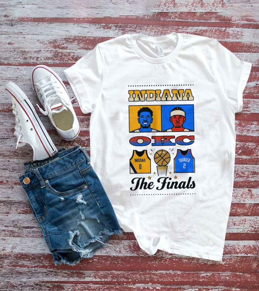 Indiana OKC Basketball The Finals Faceoff T-Shirt