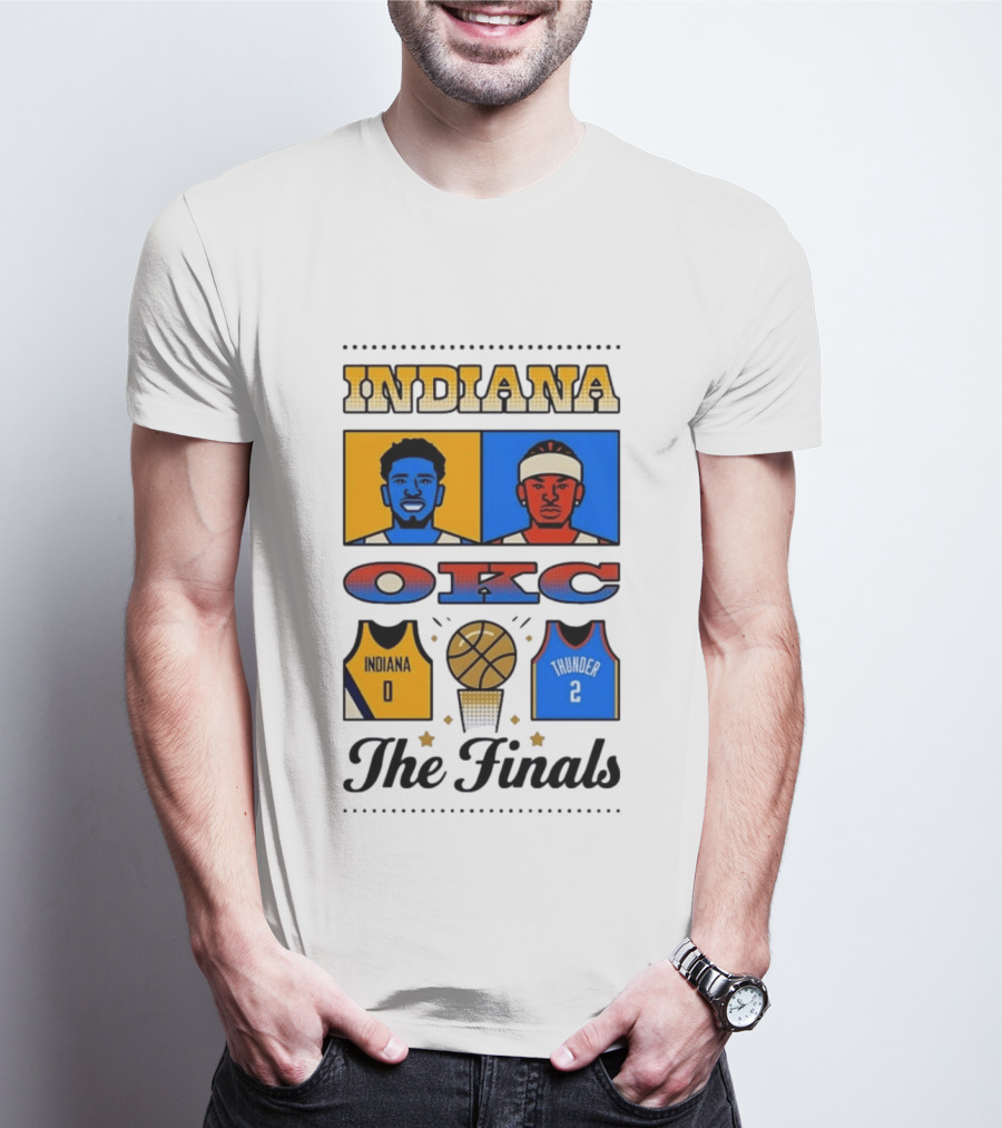 Indiana OKC Basketball The Finals Faceoff T-Shirt