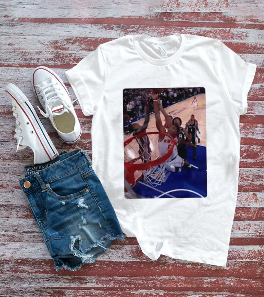 OG Anunoby Laocoon Knicks Game 4 Basketball Moment T-Shirt