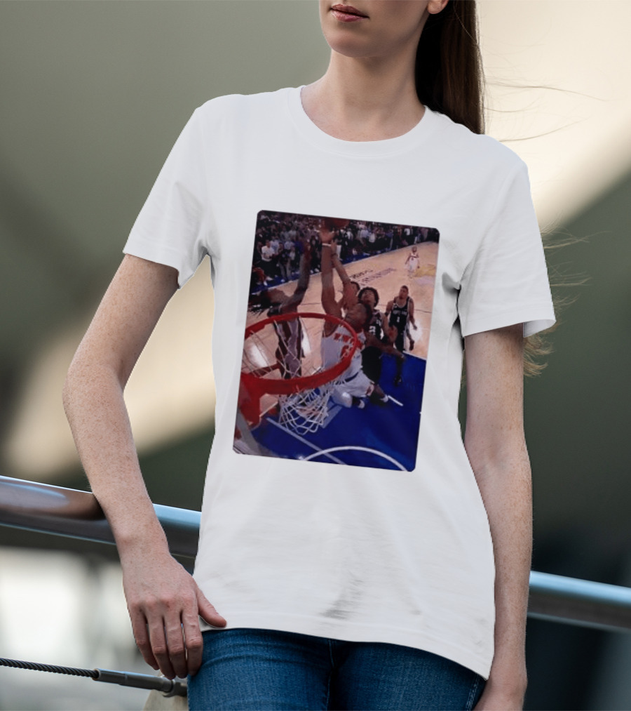 OG Anunoby Laocoon Knicks Game 4 Basketball Moment T-Shirt