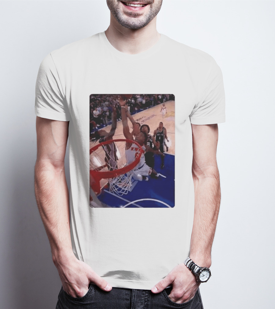 OG Anunoby Laocoon Knicks Game 4 Basketball Moment T-Shirt