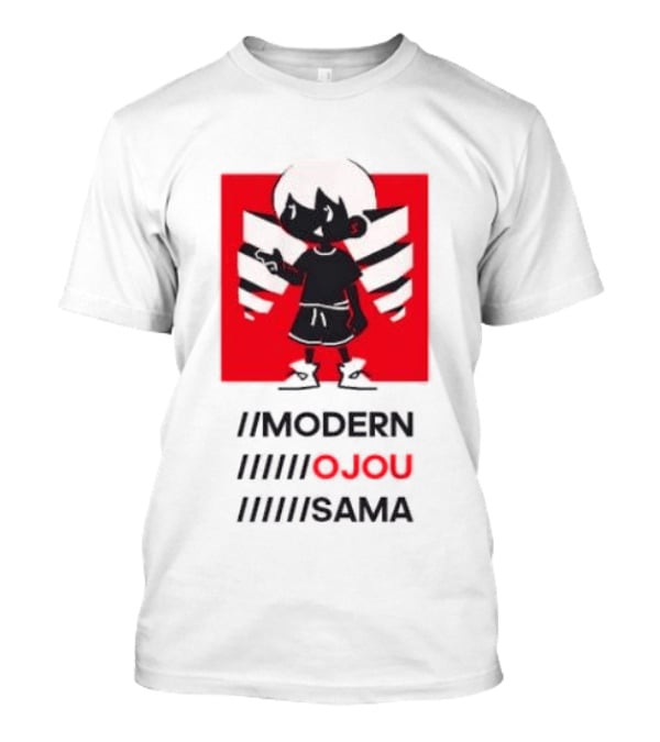 Modern Ojou Sama Character With Bold Hairstyle And Attitude T-Shirt