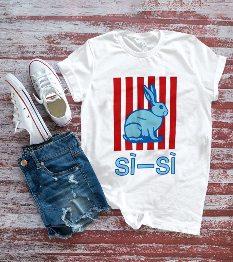 Rm Bottega Veneta Sisi Rabbit Stripes Si Si T-Shirt