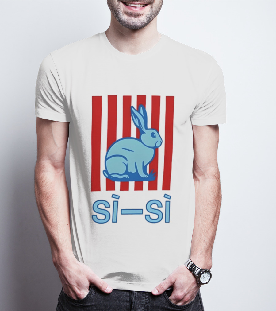 Rm Bottega Veneta Sisi Rabbit Stripes Si Si T-Shirt