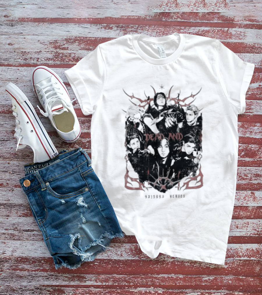 Xdinary Heroes Dead And Ordinary Heroes Dark Red Symbolic T-Shirt