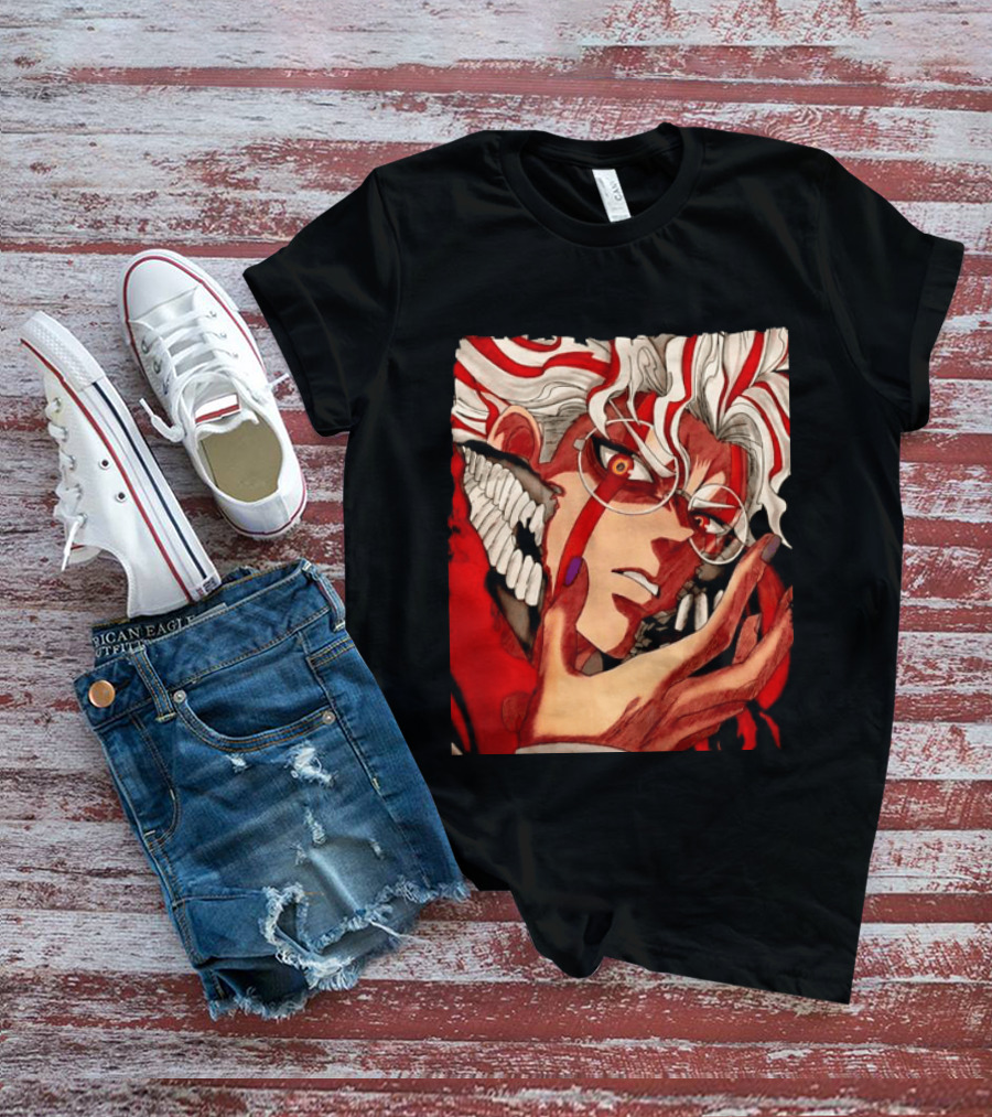 Akaza Kimetsu No Yaiba Upper Rank Three Anime T-Shirt