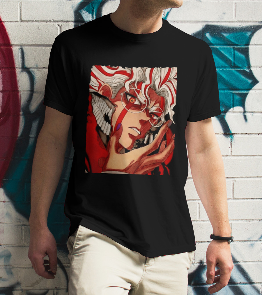 Akaza Kimetsu No Yaiba Upper Rank Three Anime T-Shirt