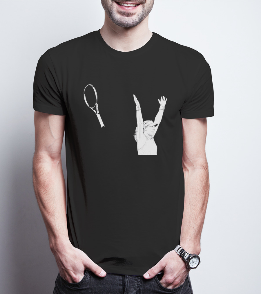 Babolat Tennis Player Celebration Arms Raised Victory T-Shirt