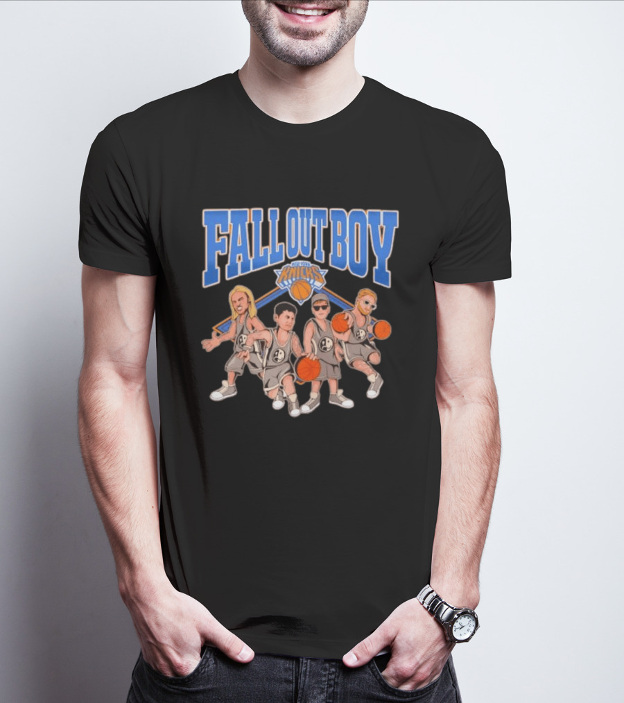 Fall Out Boy New York Knicks So Much For Our Dust Basketball Band Effort T-Shirt