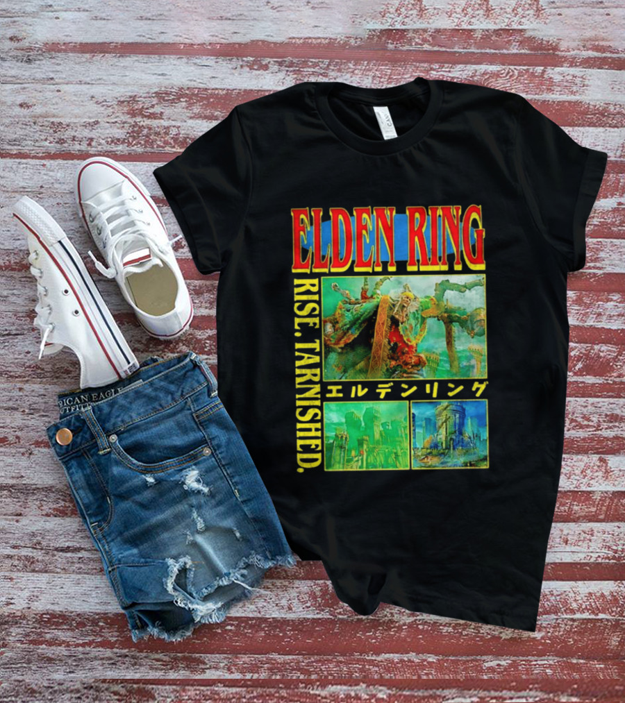 Elden Ring Godrick The Grafted Rise Tarnished Japanese T-Shirt