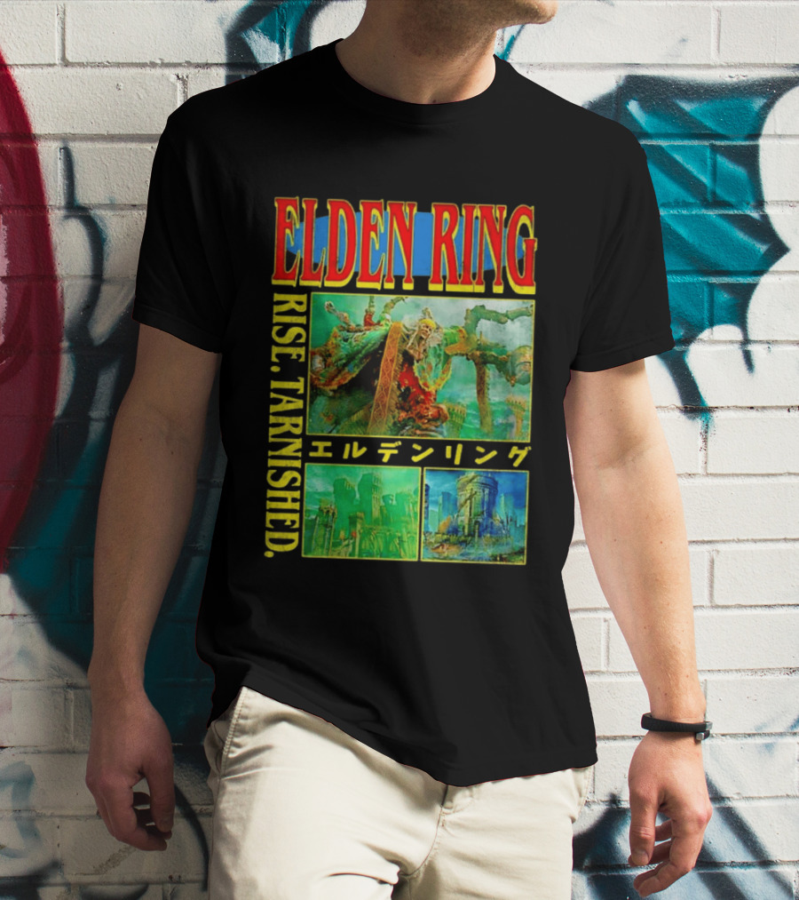 Elden Ring Godrick The Grafted Rise Tarnished Japanese T-Shirt