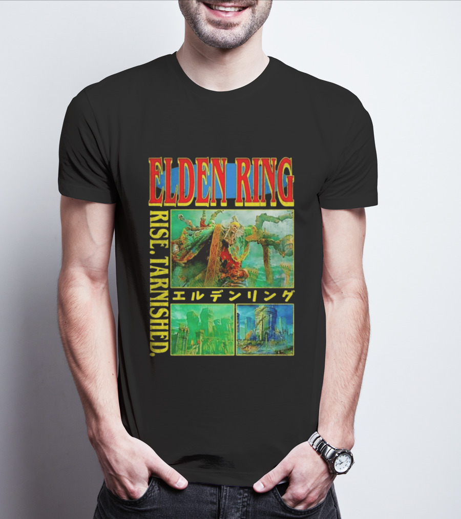 Elden Ring Godrick The Grafted Rise Tarnished Japanese T-Shirt
