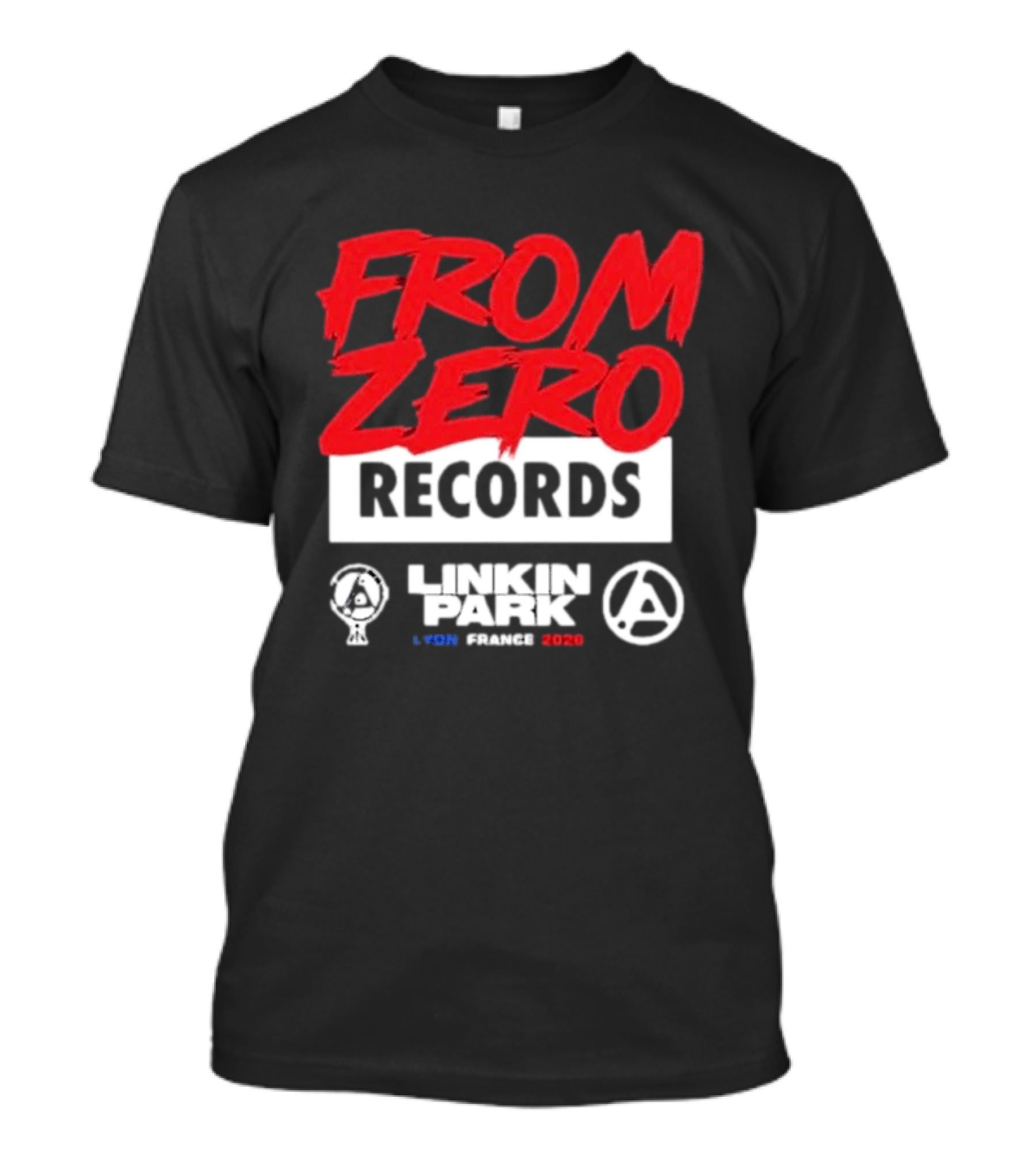 From Zero Records Linkin Park Lyon France 2026 T-Shirt