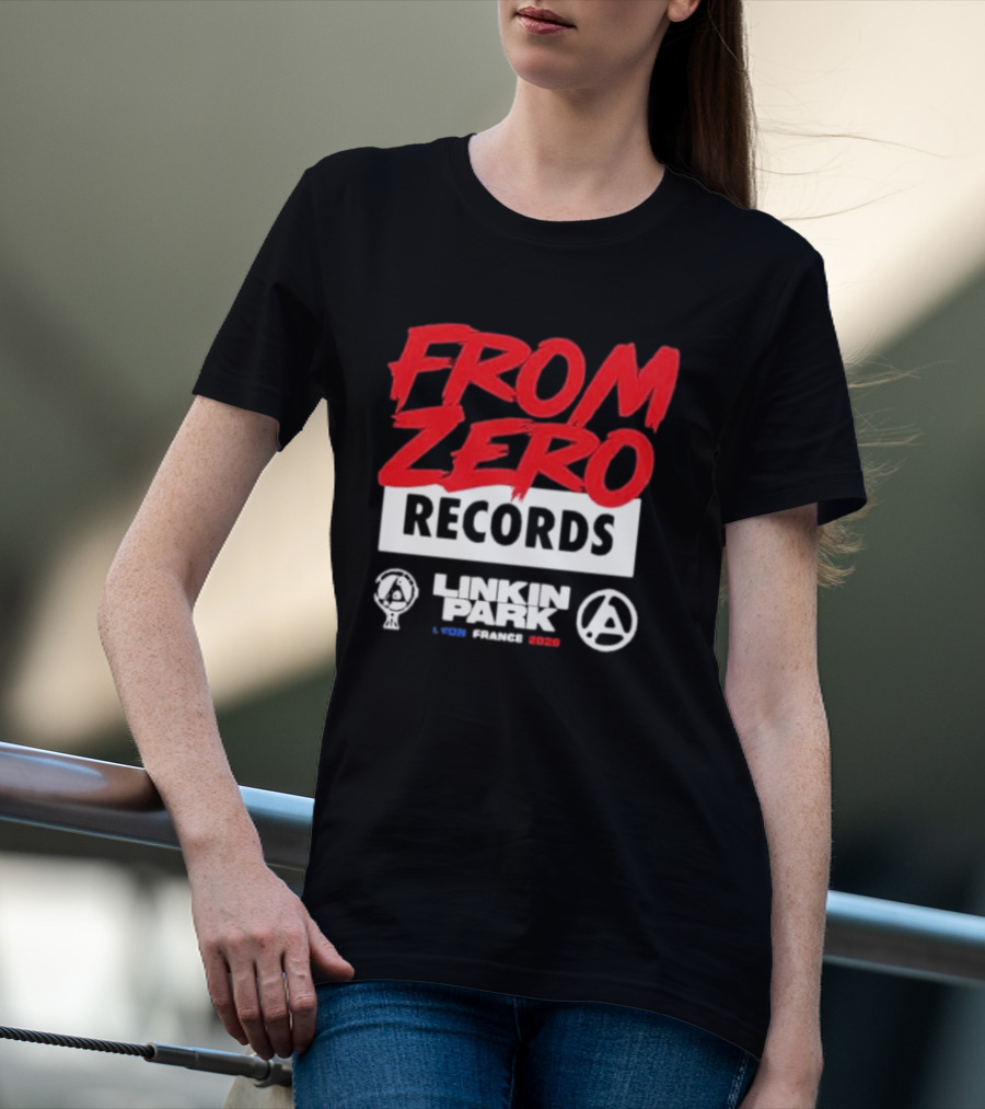 From Zero Records Linkin Park Lyon France 2026 T-Shirt