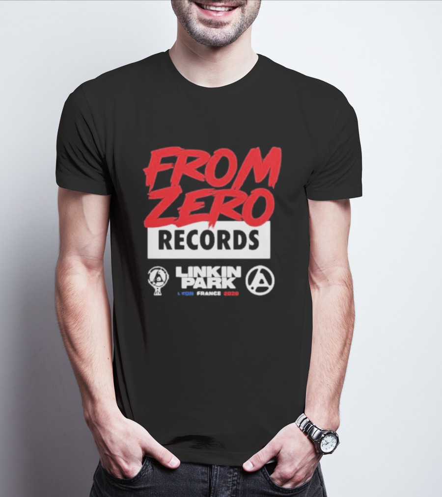 From Zero Records Linkin Park Lyon France 2026 T-Shirt