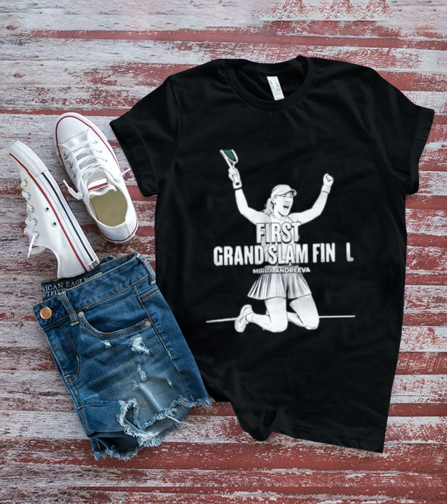 Mirra Andreeva First Grand Slam Final Celebration T-Shirt