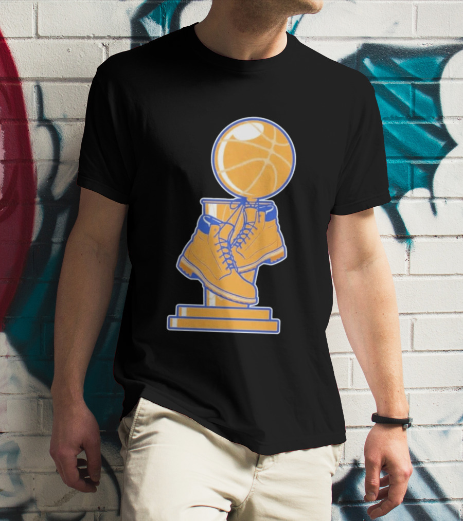 NY Basketball Trophy Timberland Boots T-Shirt