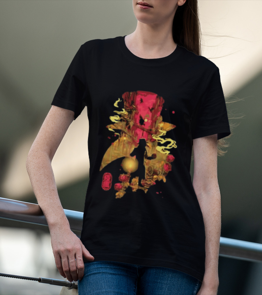 Plague Doctor Big Ben Lantern Crow Skull Roses London T-Shirt