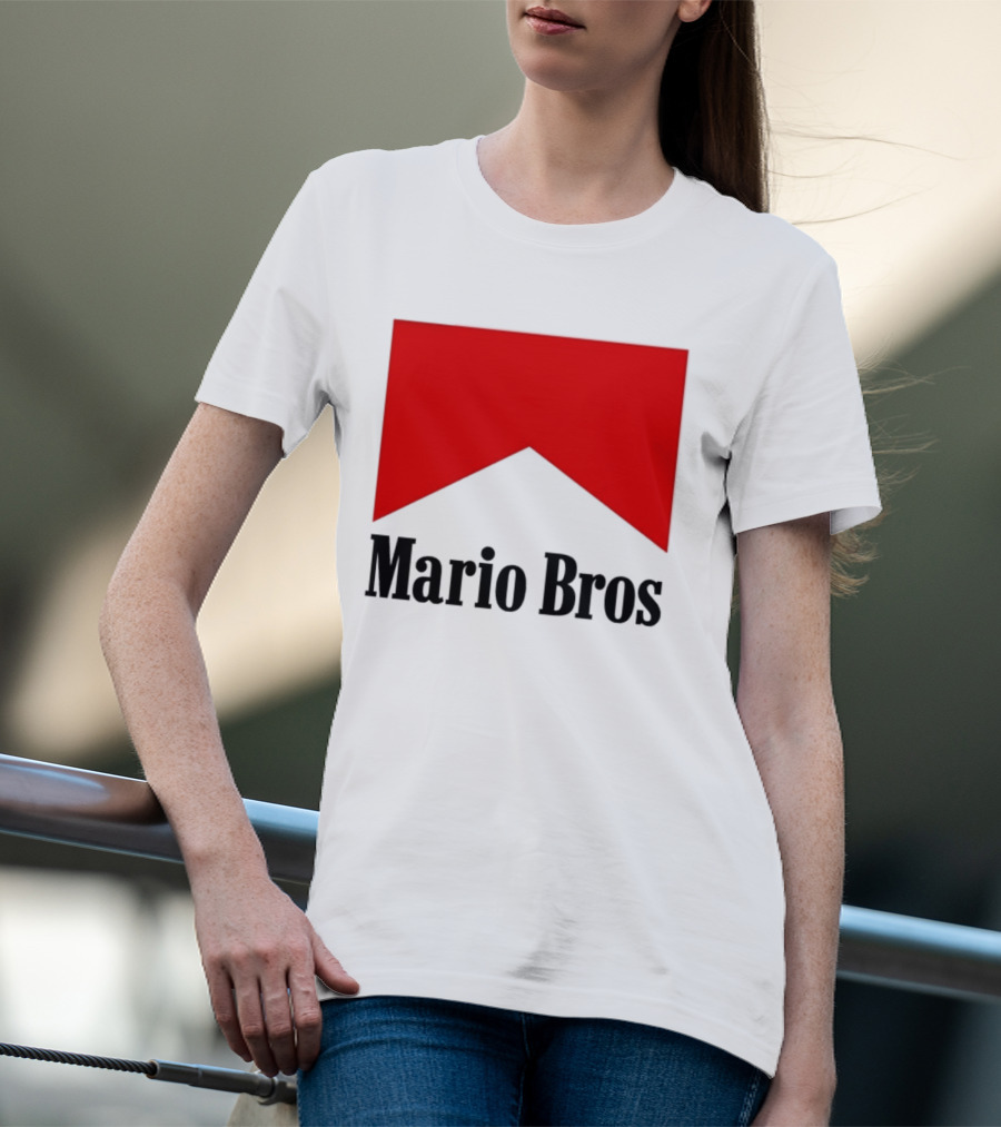 Mario Bros Red Banner T-Shirt
