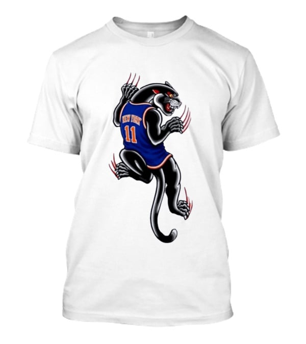 New York 11 Panther Clawing Back Sports Jersey T-Shirt