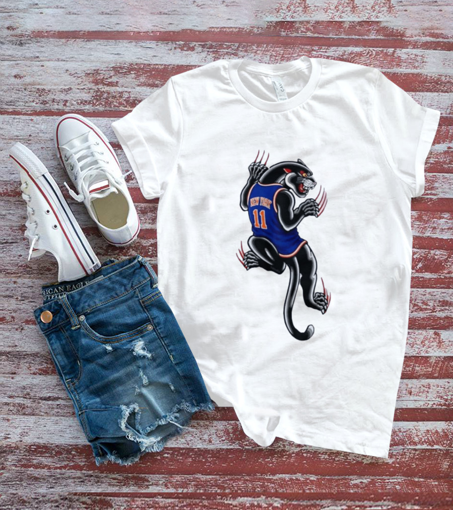 New York 11 Panther Clawing Back Sports Jersey T-Shirt