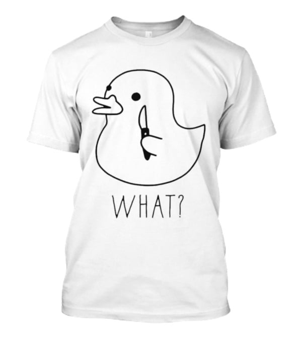 What Goose Duck Sketch Quirky Fun T-Shirt