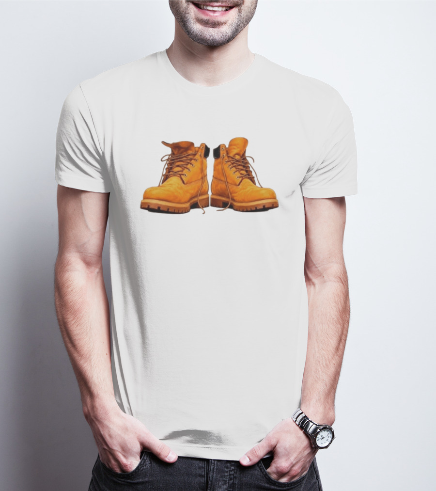 New York Forever Timberland Style Boots T-Shirt