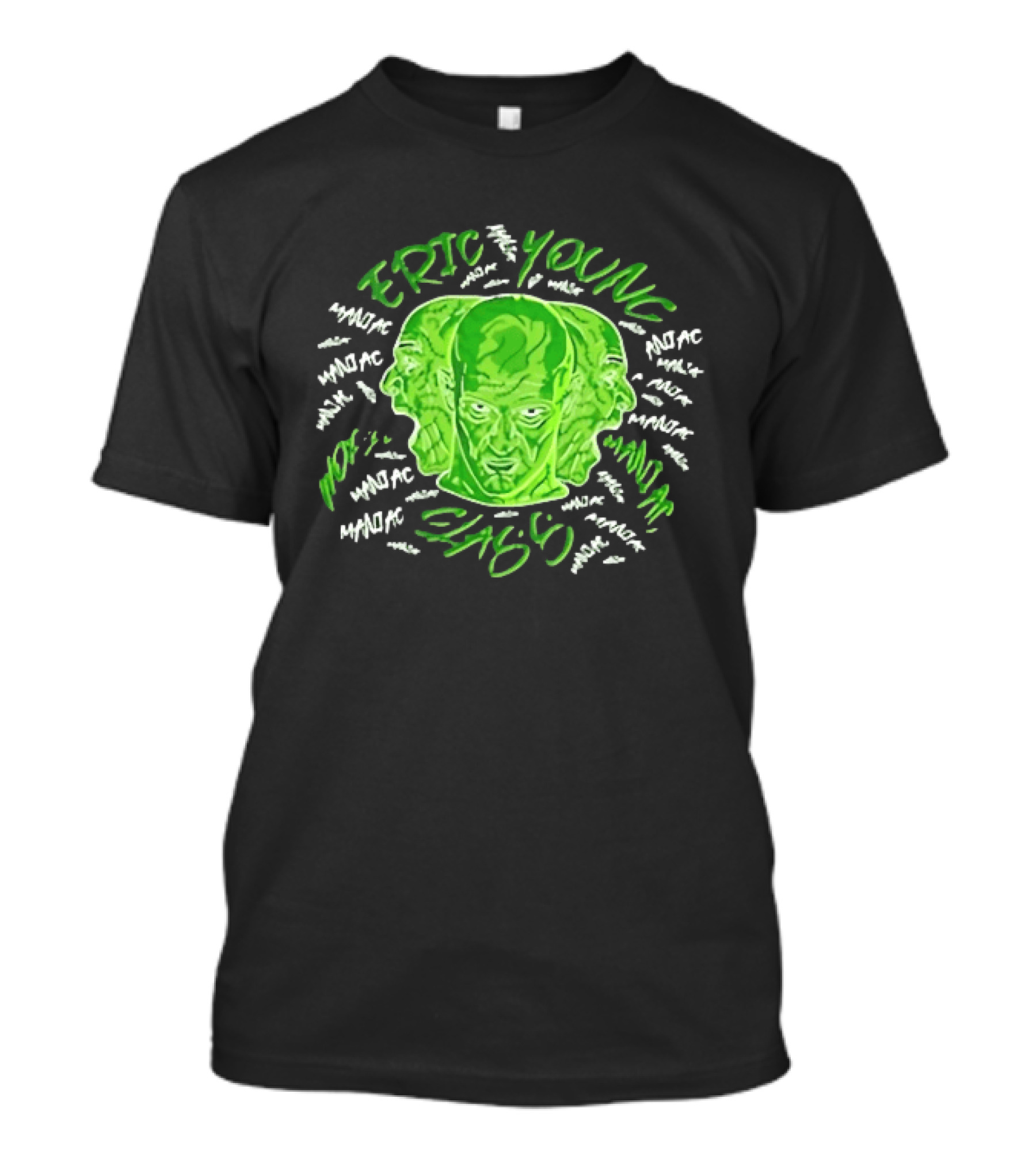 Eric Young Maniac Multiface World Class Green T-Shirt