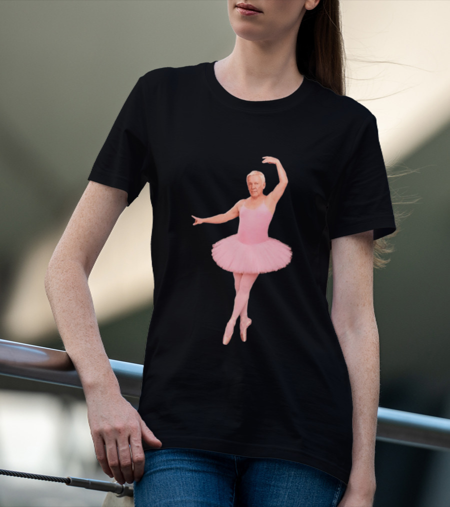 Geddy Lee Wearing Pink Ballerina Alex Lifeson Costume Iconic Image T-Shirt