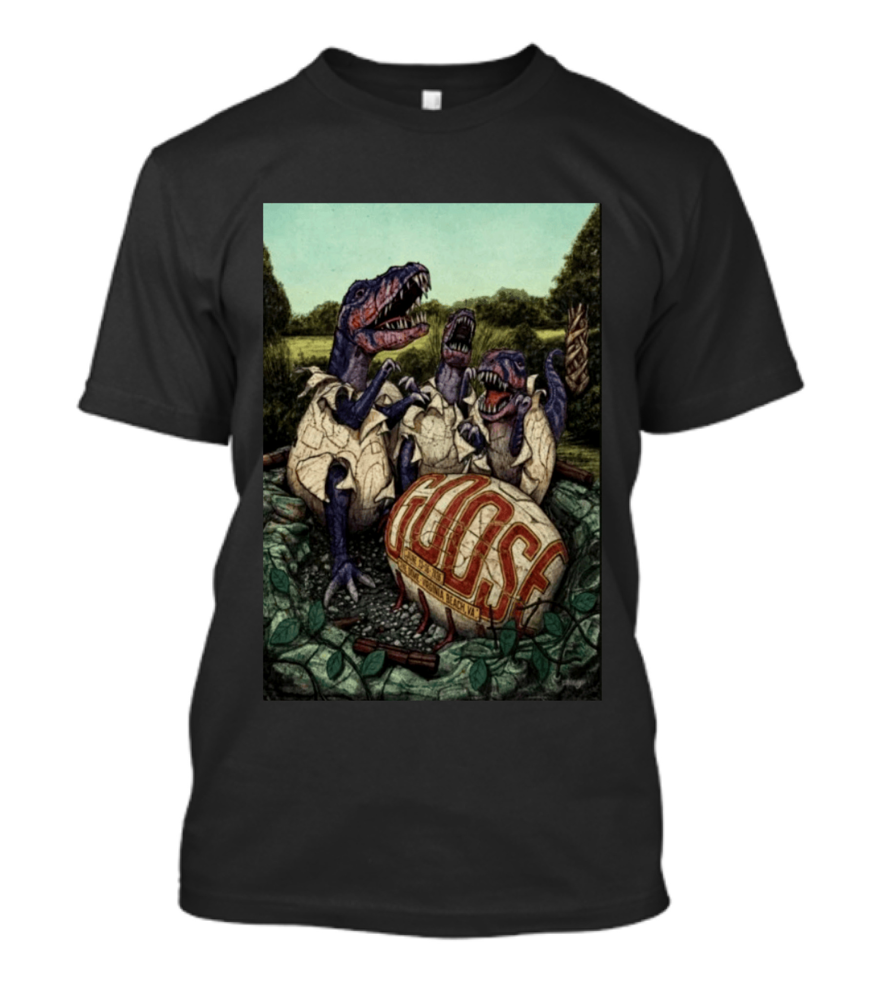 Goose June 15 16 2026 The Dome Virginia Beach VA Dinosaur T-Shirt