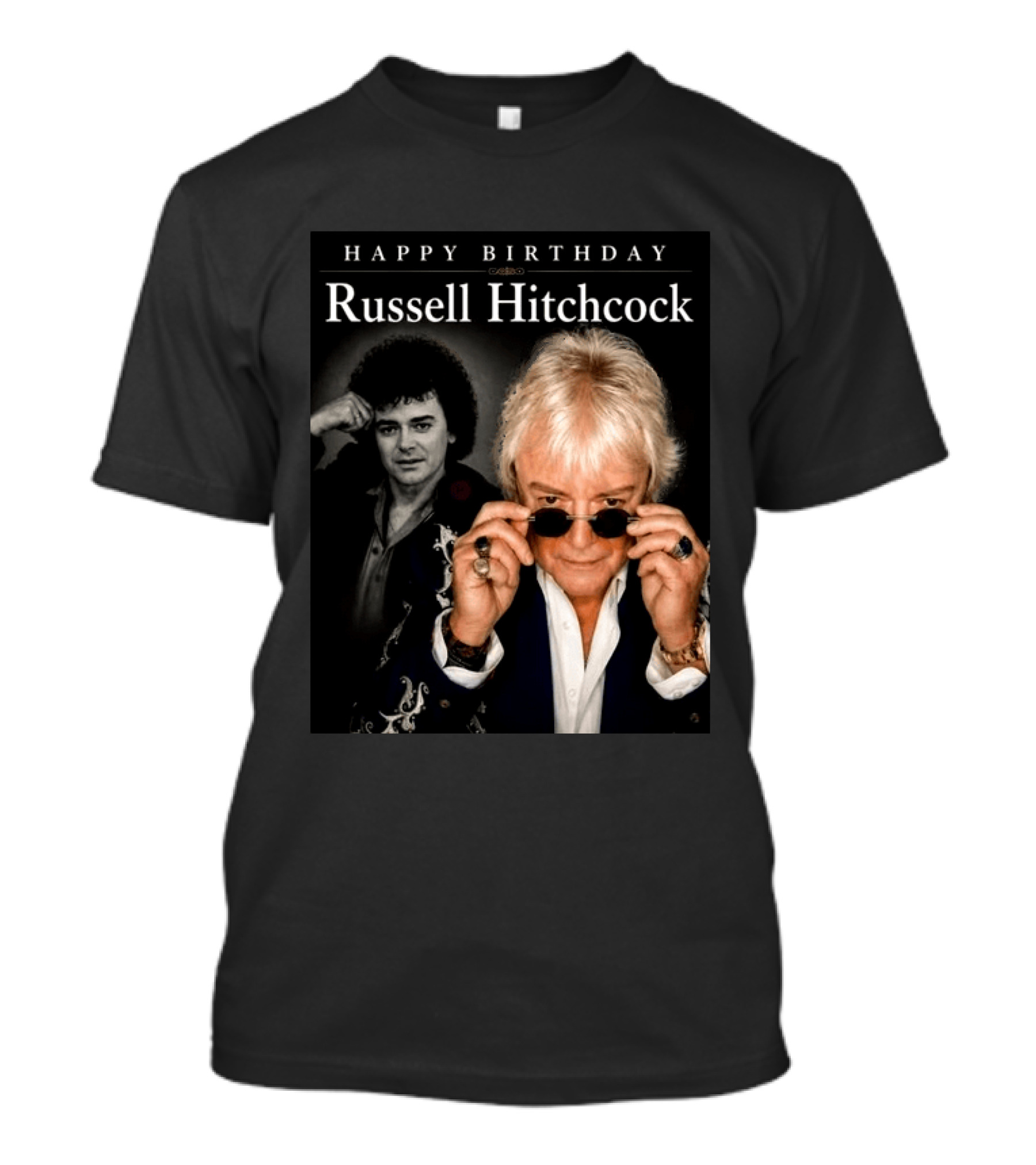 Happy Birthday Russell Hitchcock Iconic Music Celebration T-Shirt