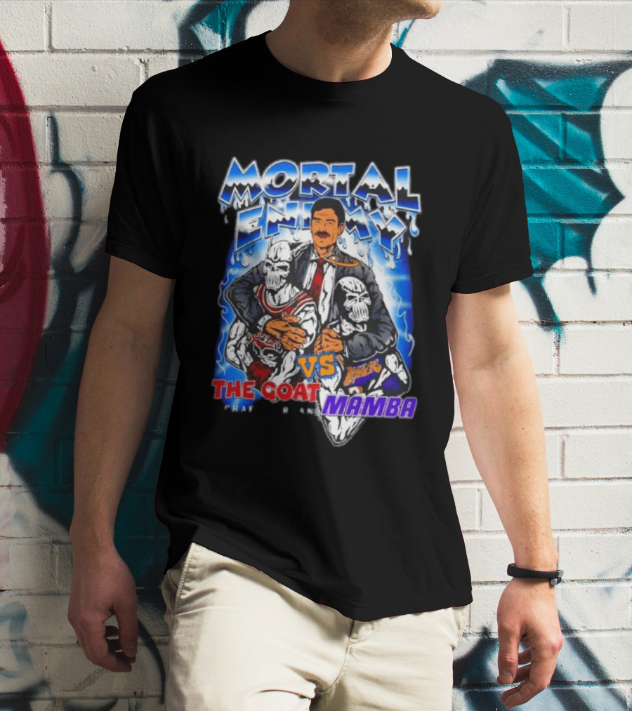 Mortal Enemy The GOAT Vs Mamba Michael Jordan Kobe Bryant Be Legendary T-Shirt