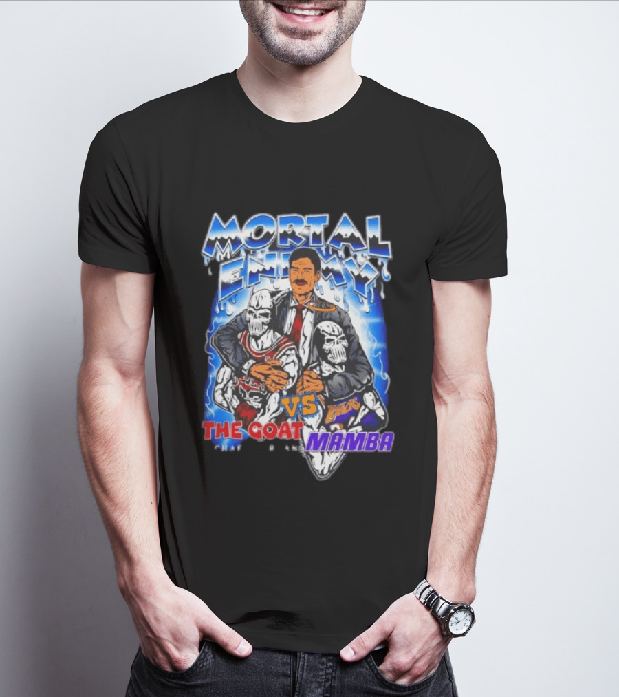 Mortal Enemy The GOAT Vs Mamba Michael Jordan Kobe Bryant Be Legendary T-Shirt