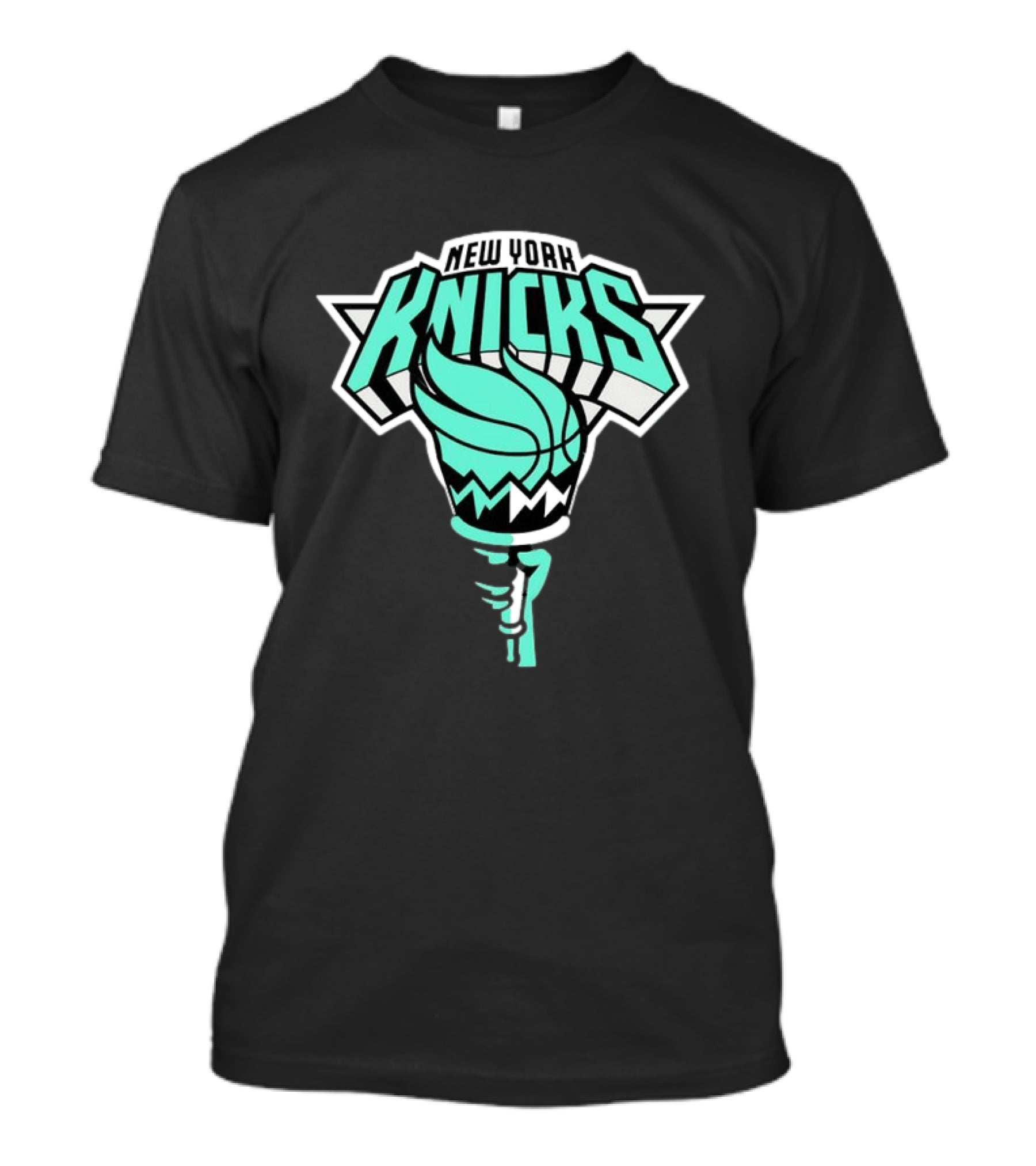 New York Liberty New York Knicks Basketball Mashup T-Shirt