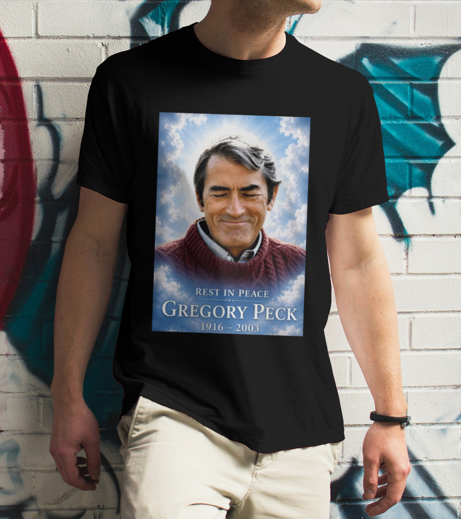 Rest In Peace Gregory Peck 1916 2003 Memorial T-Shirt