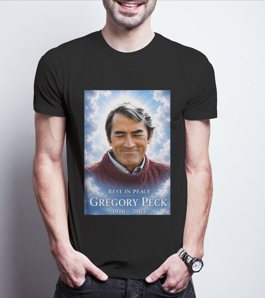 Rest In Peace Gregory Peck 1916 2003 Memorial T-Shirt