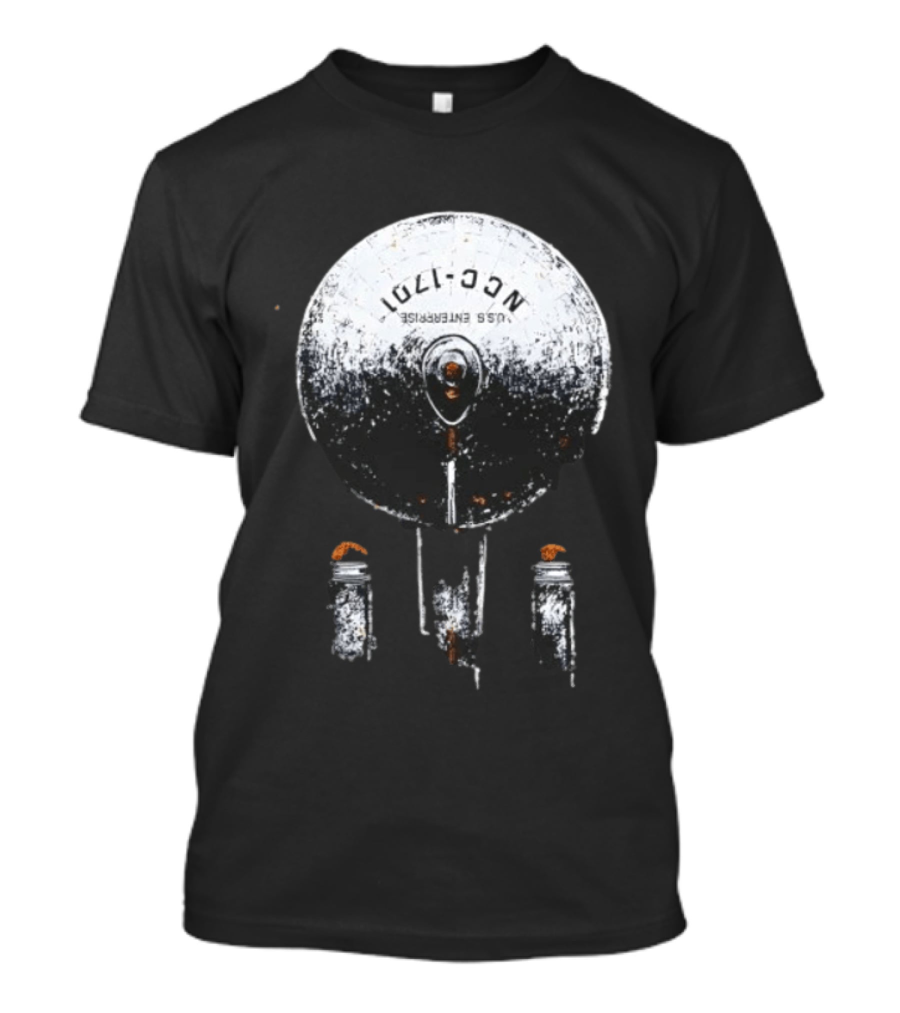USS Enterprise NCC 1701 Boldly Go Starship T-Shirt