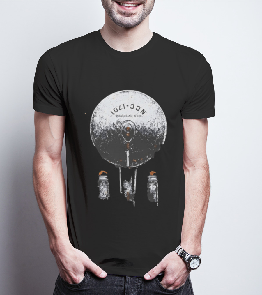 USS Enterprise NCC 1701 Boldly Go Starship T-Shirt