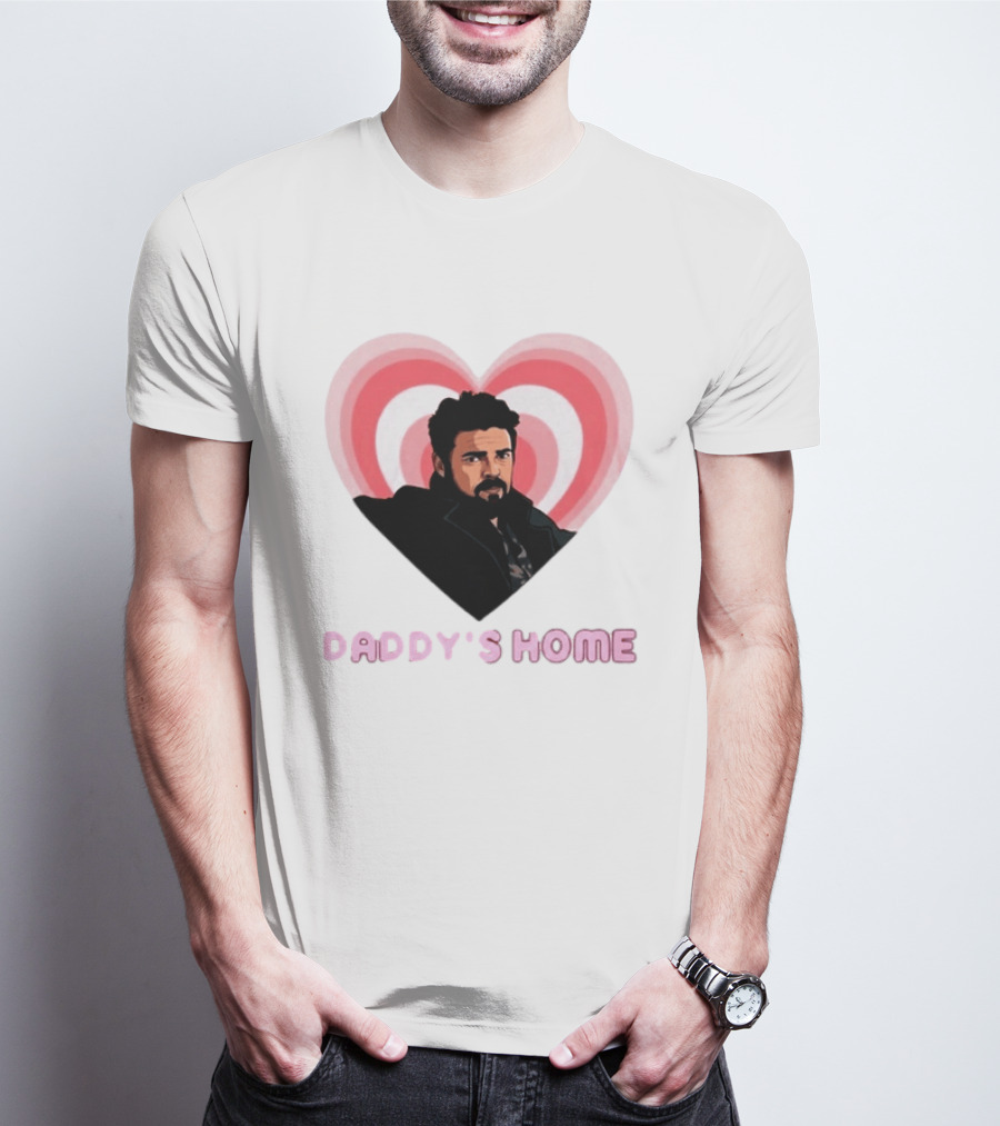 Daddy's Home The Boys Billy Butcher Heart T-Shirt