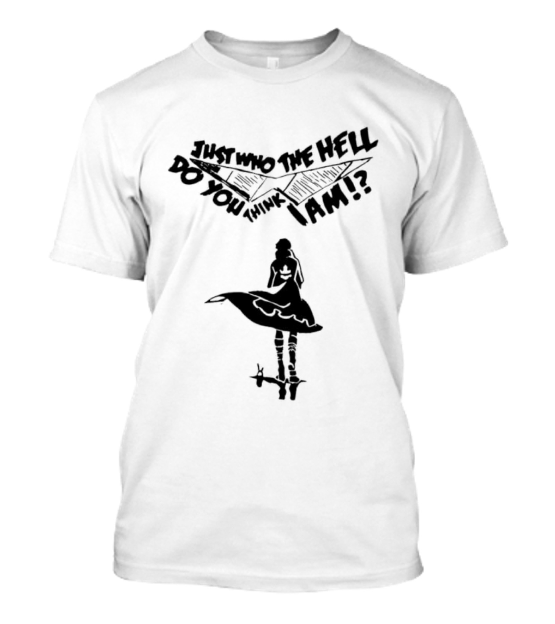 Kamina Dai Gurren Lagann Just Who The Hell Do You Think I Am Fan Favorite Catchphrase T-Shirt