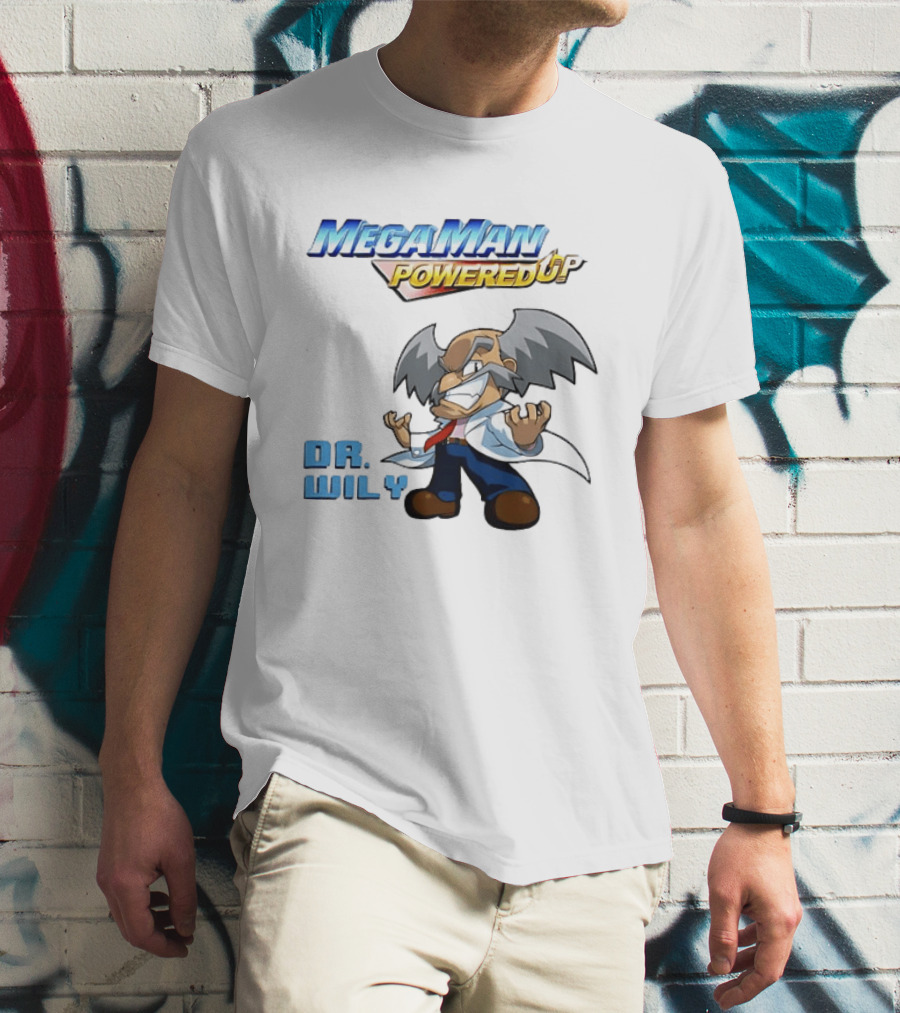 Mega Man Powered Up Dr Wily T-Shirt