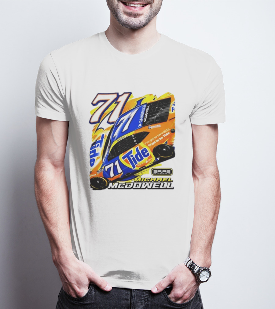 Michael McDowell Tide 71 NASCAR Racing Spire Motorsports Camry T-Shirt