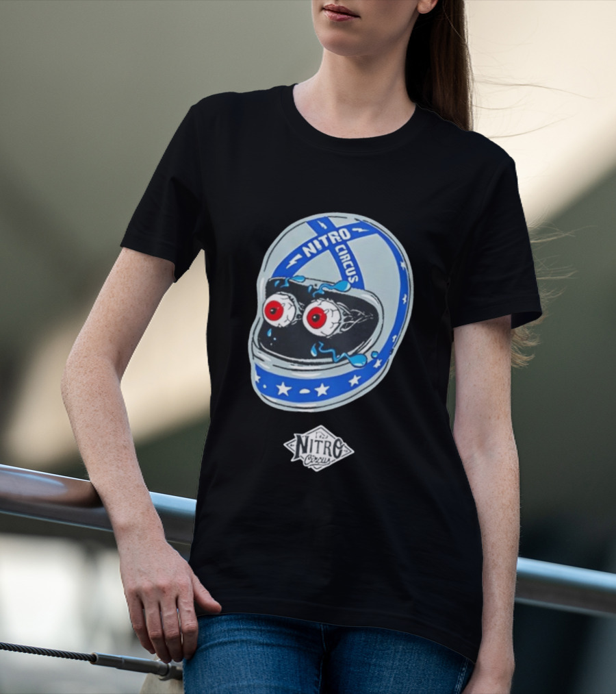Nitro Circus Helmet Staring Eyeballs T-Shirt
