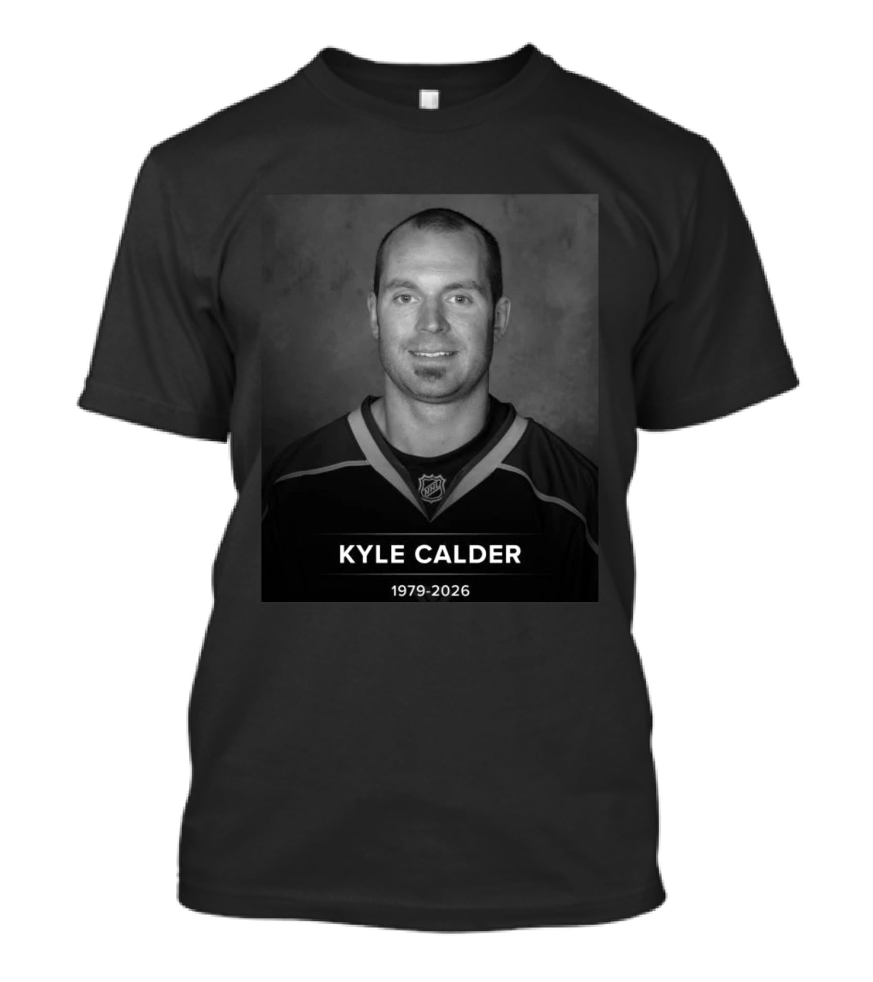 KYLE CALDER 1979 2026 NHL Player Blackhawks Kings T-Shirt