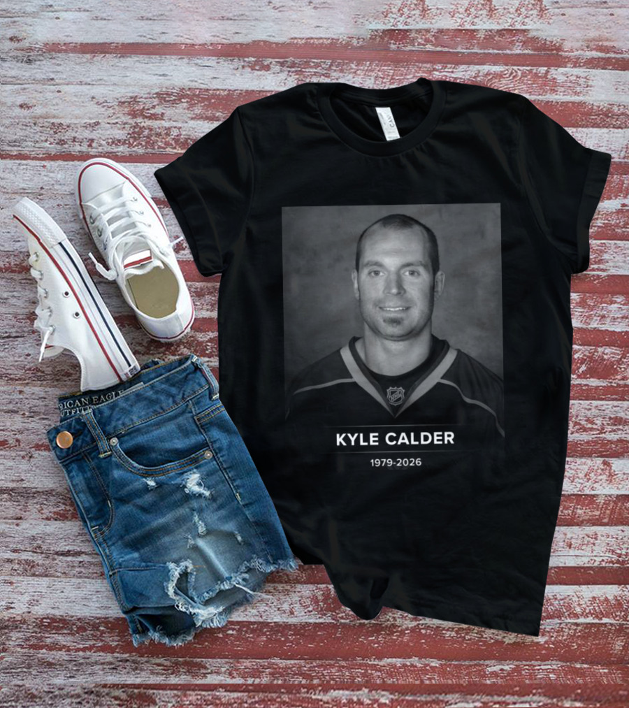 KYLE CALDER 1979 2026 NHL Player Blackhawks Kings T-Shirt