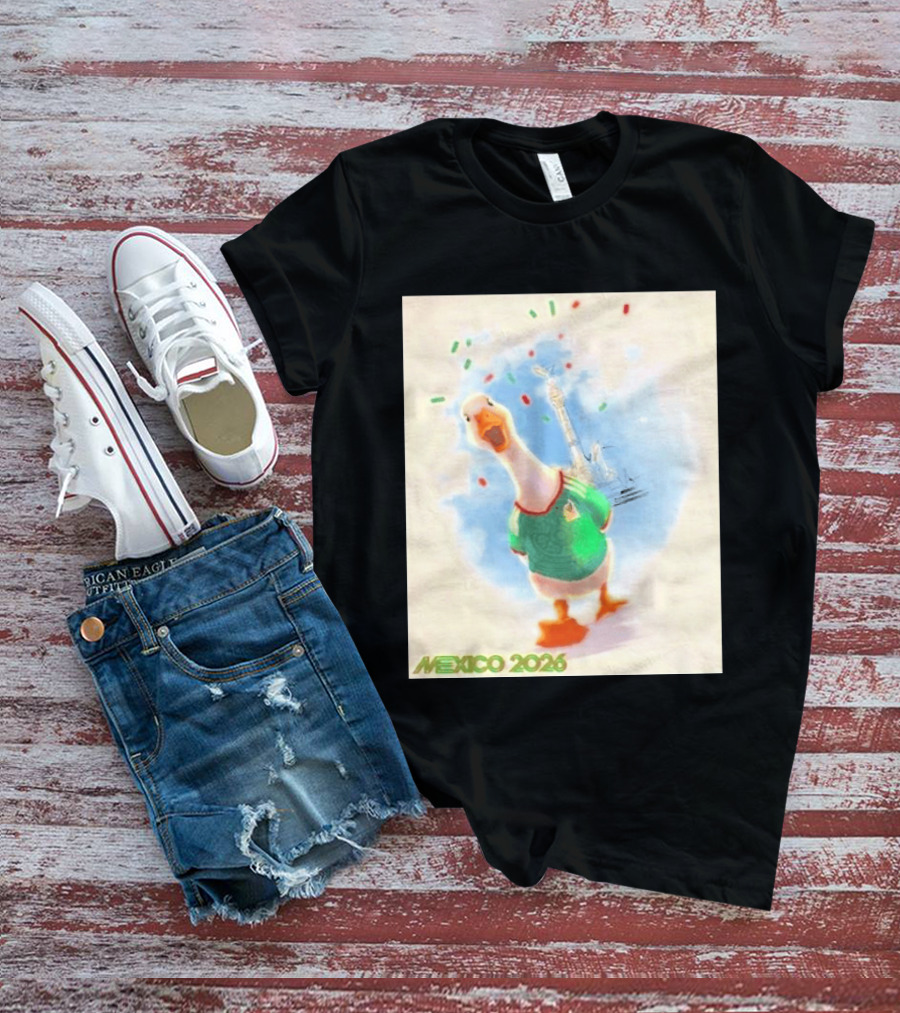 Goose Mexico Soccer Celebration 2026 T-Shirt
