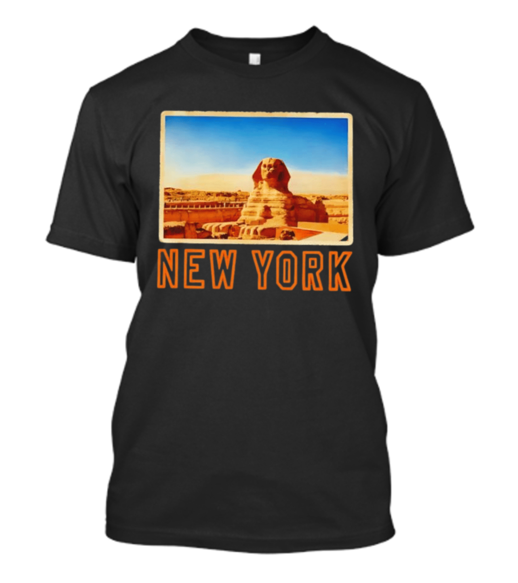 New York Humor Great Sphinx Of Giza Egypt Landmark T-Shirt
