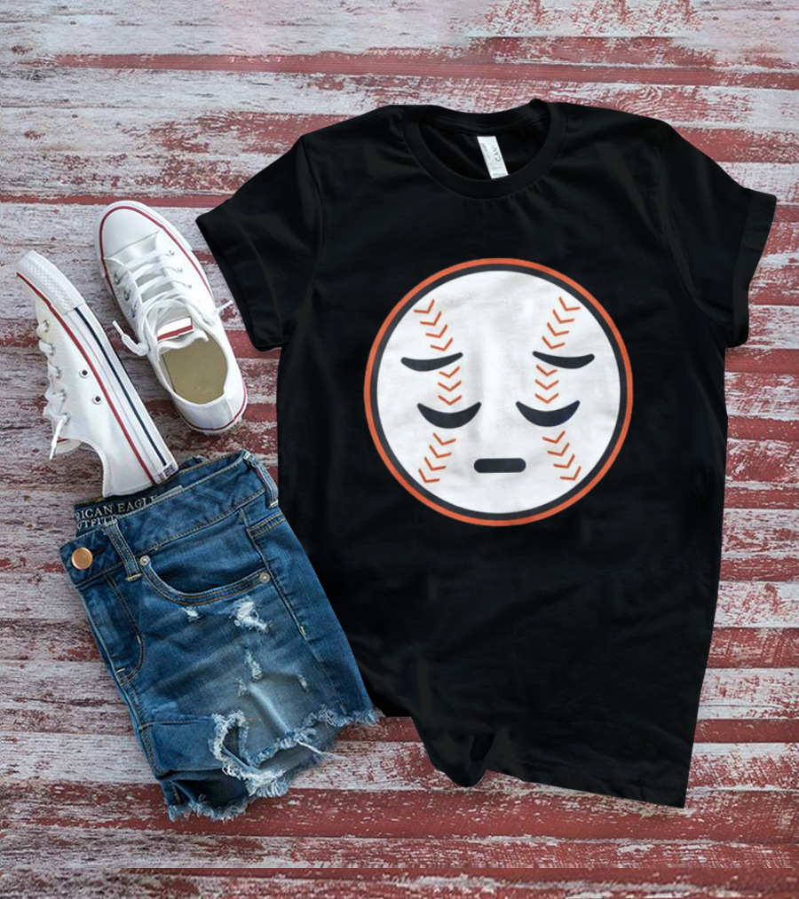 Sad Face New York Mets Baseball Expression T-Shirt